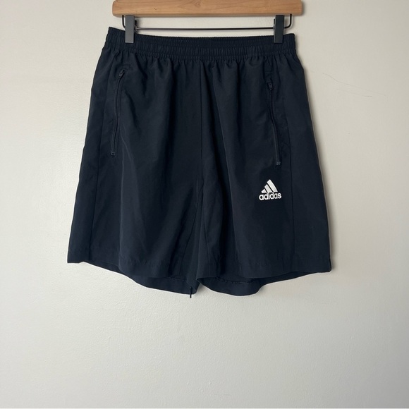 Adidas Primegreen Aeroready Black Loose Fit Shorts Medium - Picture 1 of 8